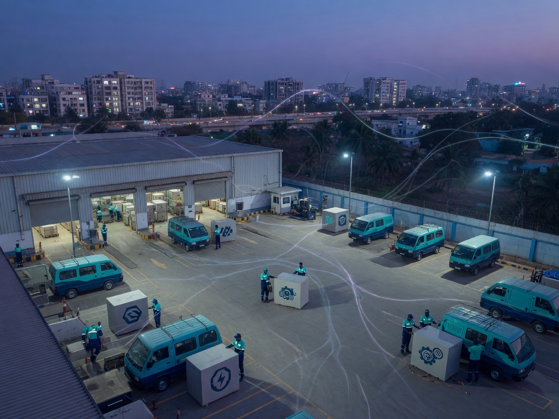 Field teams coordinating multi-city technical deployments across India