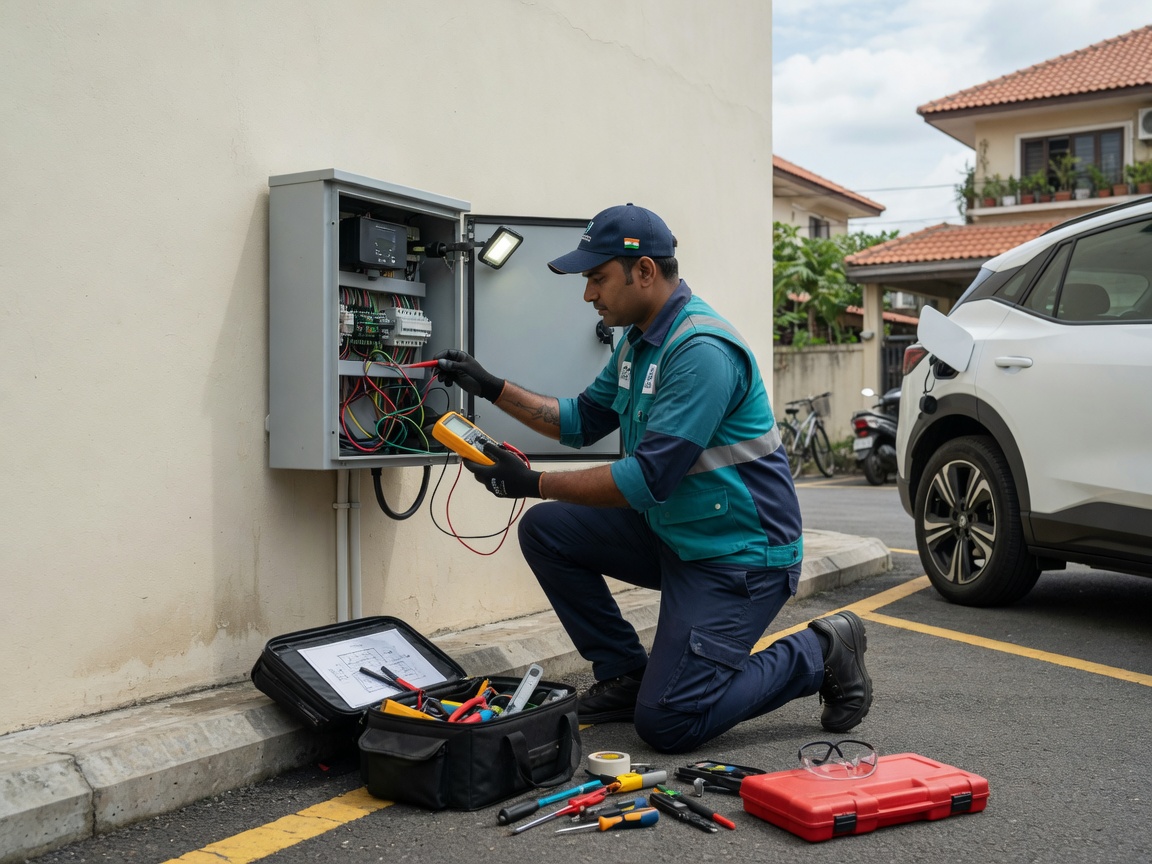 EV Charger Repair field service in India