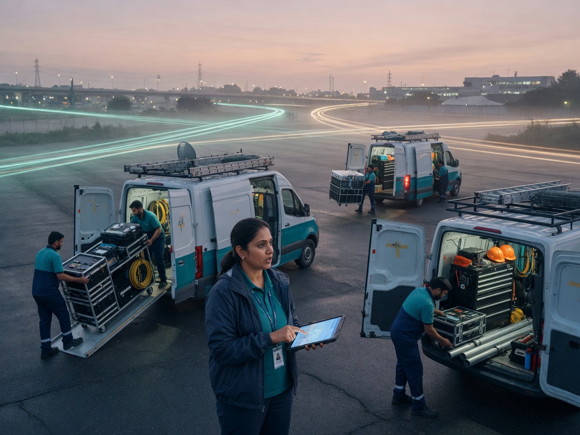 Multi-location Installation Projects field service in India