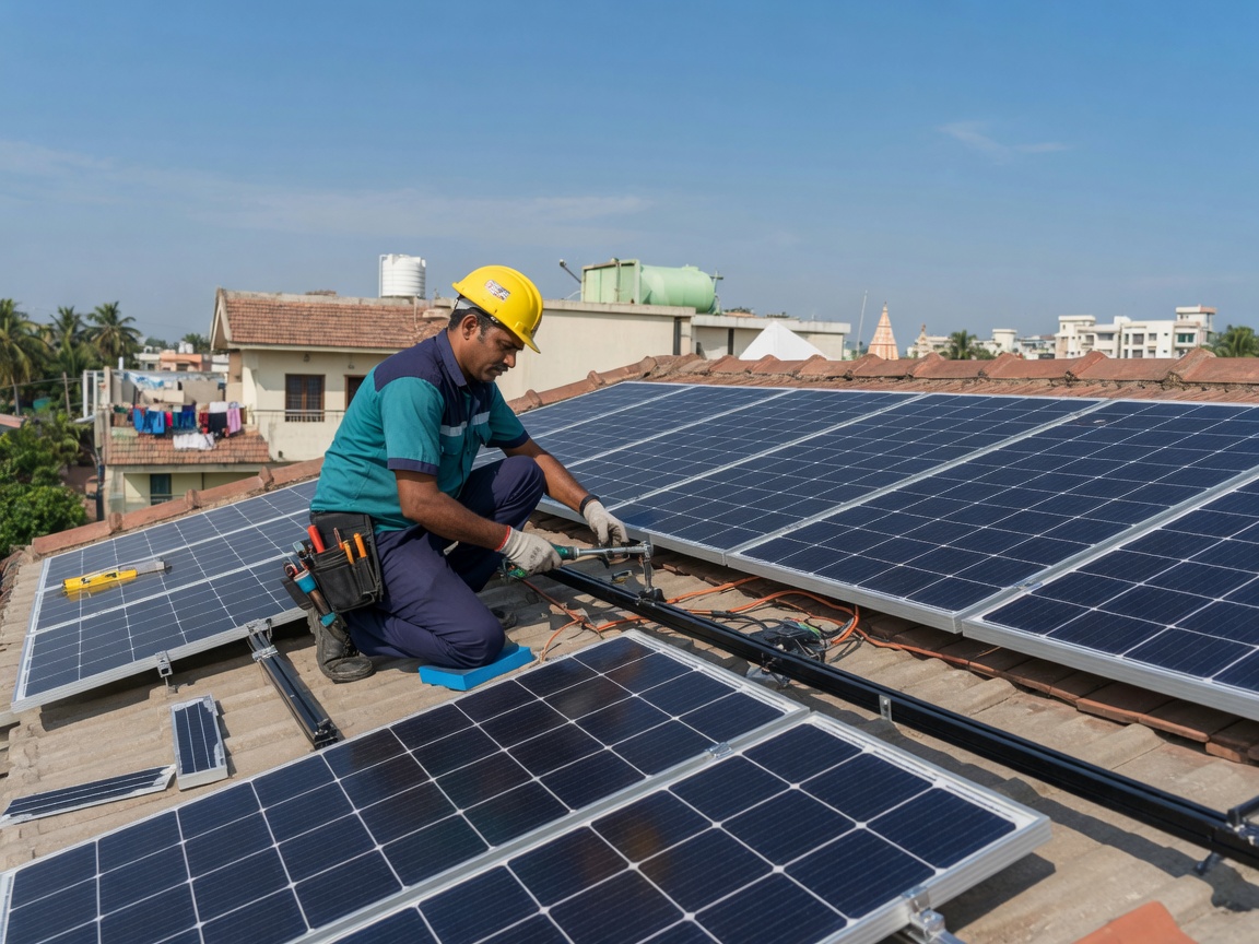 Solar Panel Installation & Service field service in India